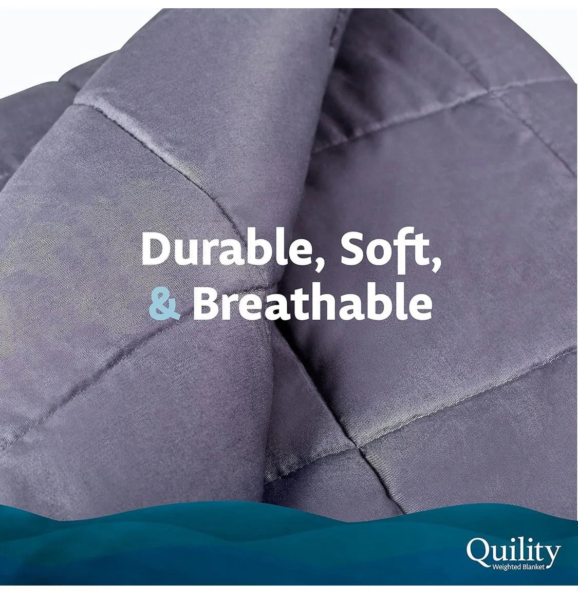20 lbs Weighted Blanket for Adults, 60" x 80" Full Size – Gray, Soft & Comfortable – Relaxation & Stress Relief