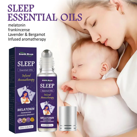 South Moon Lavender Essential Oil for Deep Sleep – Aromatherapy to Soothe Mood, Ease Anxiety & Support Relaxation