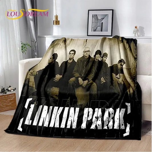 Retro Rock Band Park Soft Blankets - Linkin Park - image 2