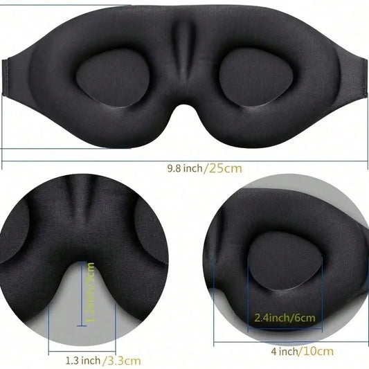 3D Sleep Mask Light Blocking and Breathable - image 2