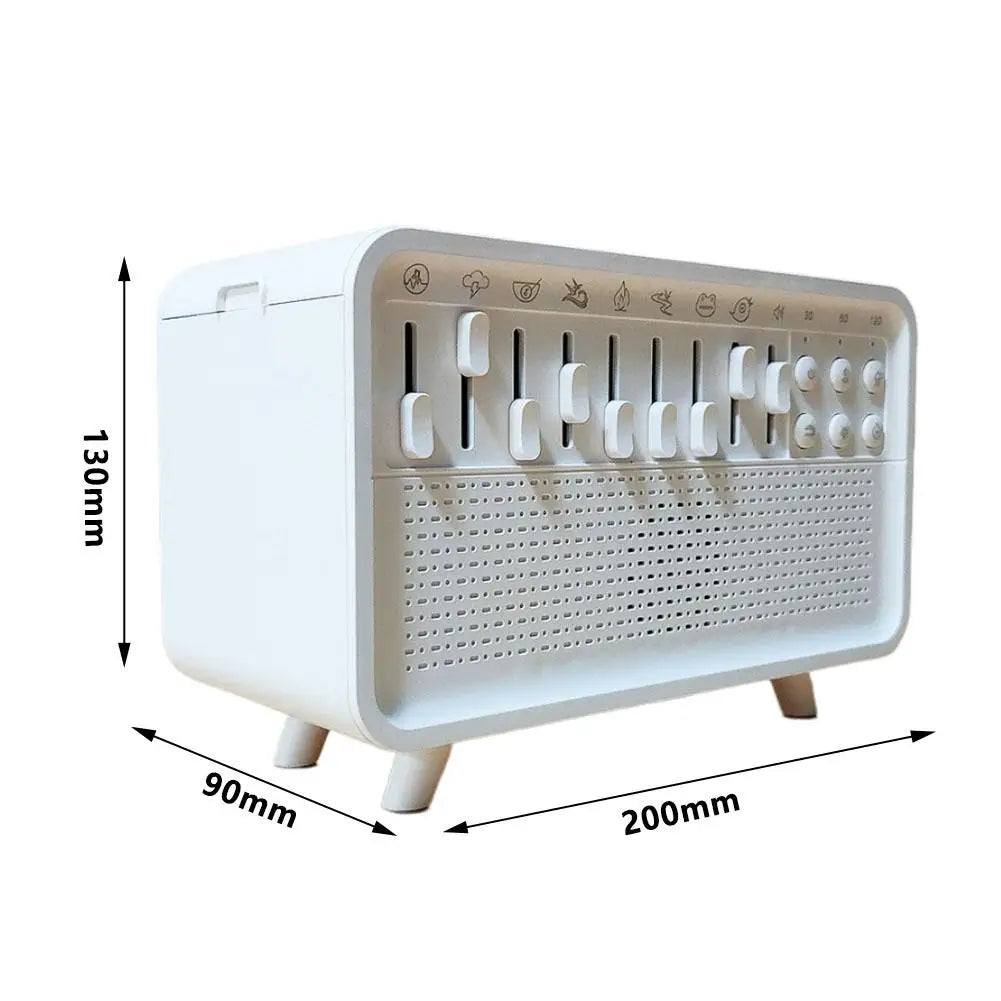 White Noise Machine with Aromatherapy, Humidifier & Night Light – Sleep Aid for Restful Sleep
