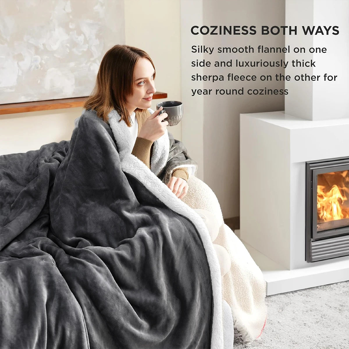 Gentle and Soft Fleece Throw Blanket - image 4