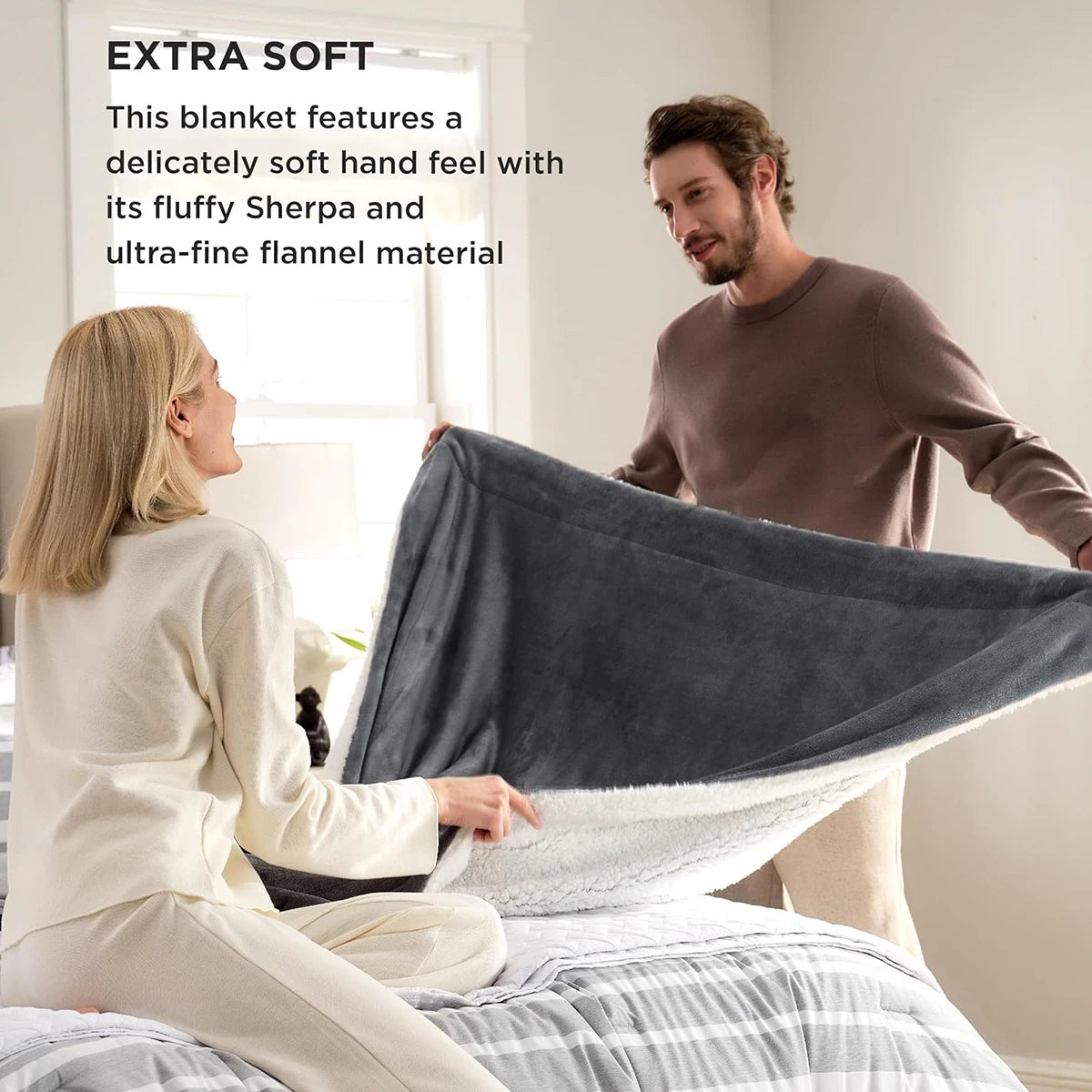 Gentle and Soft Fleece Throw Blanket - image 6