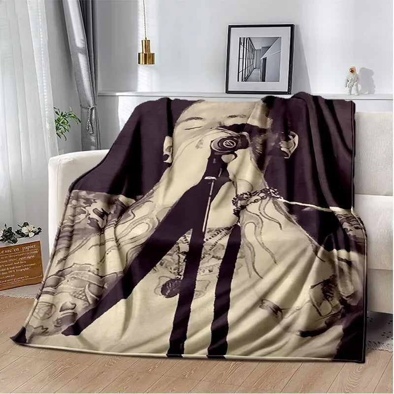 Retro Rock Band Park Soft Blankets - Linkin Park - image 16