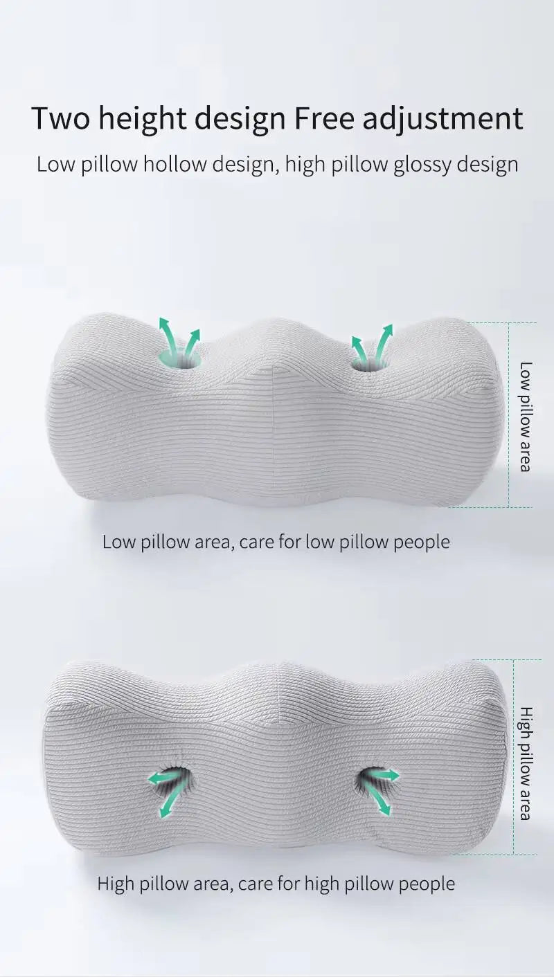 Wave Shape Versatile Memory Foam Pillow - image 12