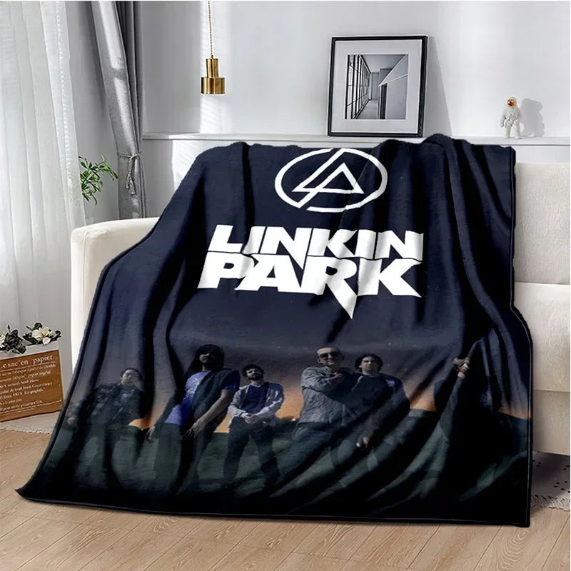 Retro Rock Band Park Soft Blankets - Linkin Park - image 5