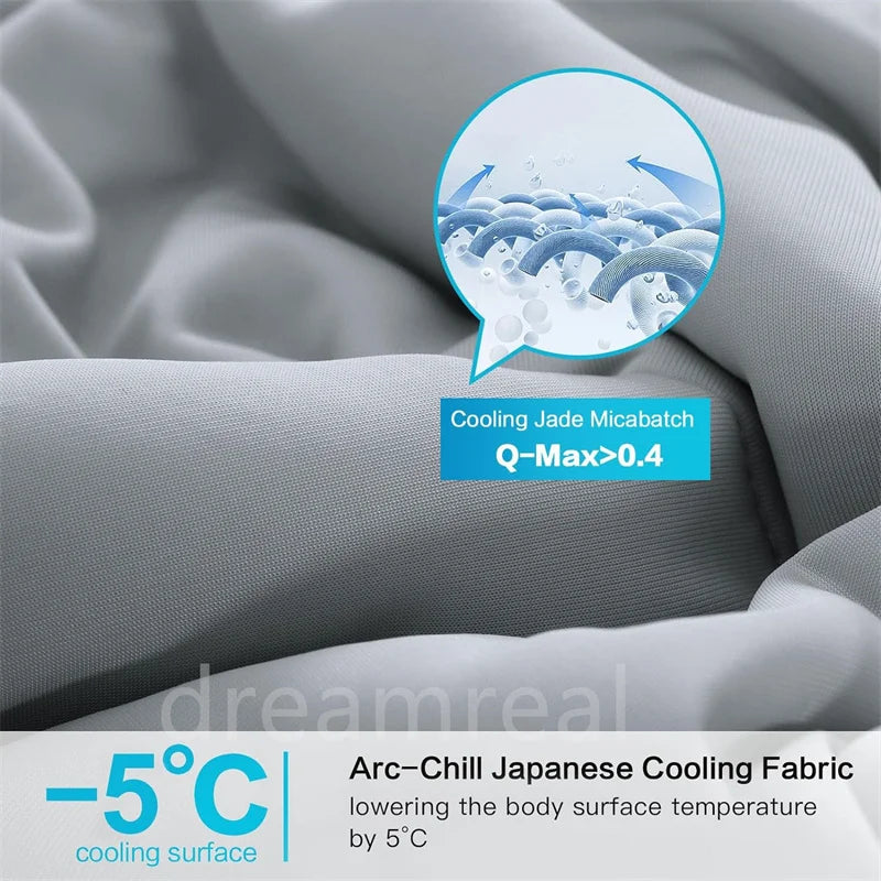 Cooling Summer Comforter – Lightweight, Smooth, Double-Sided Arc-Chill Fabric, Washable