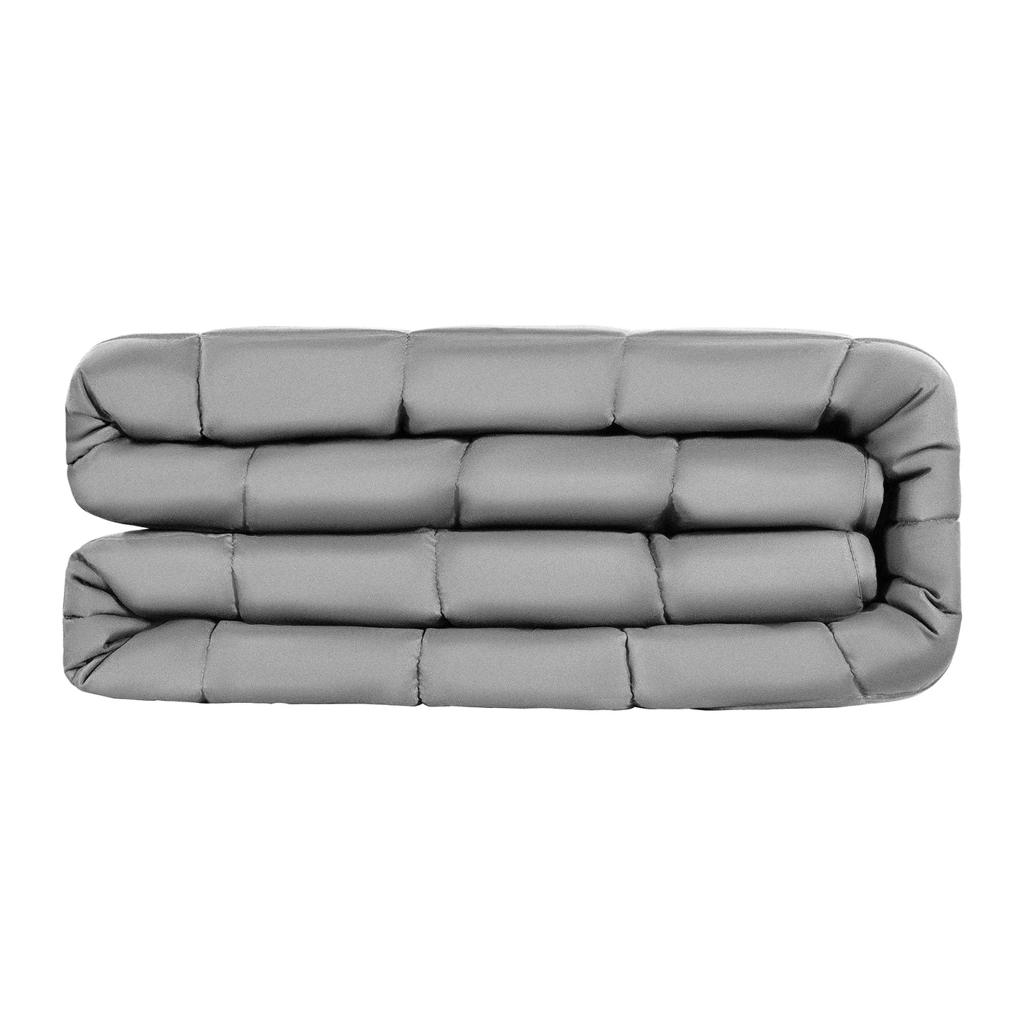 Gray sofa on a white background