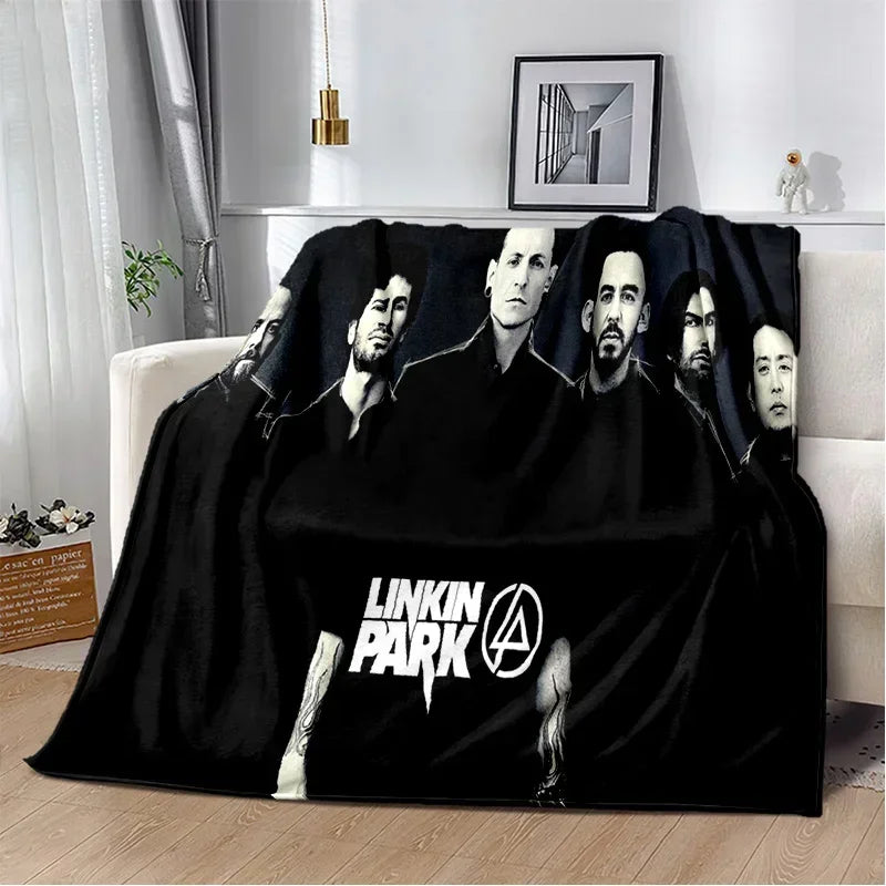 Retro Rock Band Park Soft Blankets - Linkin Park - image 9