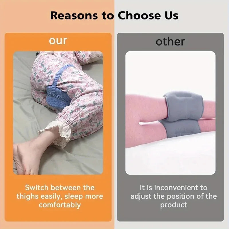 Memory Foam Knee Pillow with Side Sleeper Support - image 6