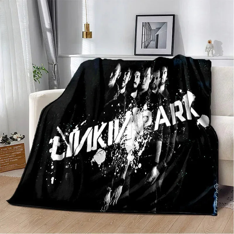 Retro Rock Band Park Soft Blankets - Linkin Park - image 14