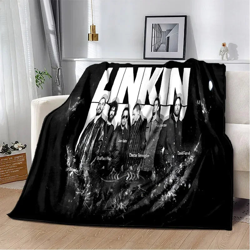 Retro Rock Band Park Soft Blankets - Linkin Park - image 20
