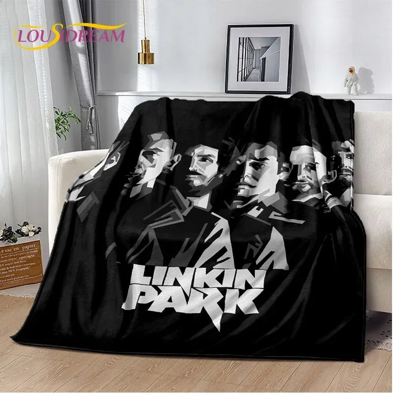 Retro Rock Band Park Soft Blankets - Linkin Park - image 43