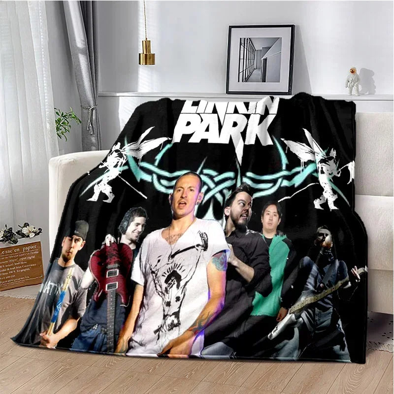Retro Rock Band Park Soft Blankets - Linkin Park - image 18