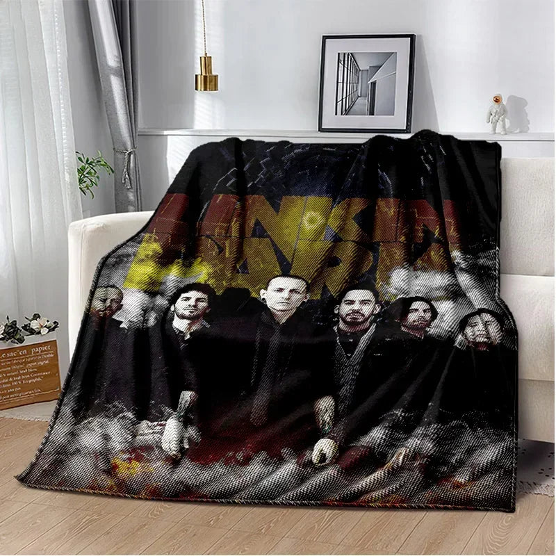 Retro Rock Band Park Soft Blankets - Linkin Park - image 17