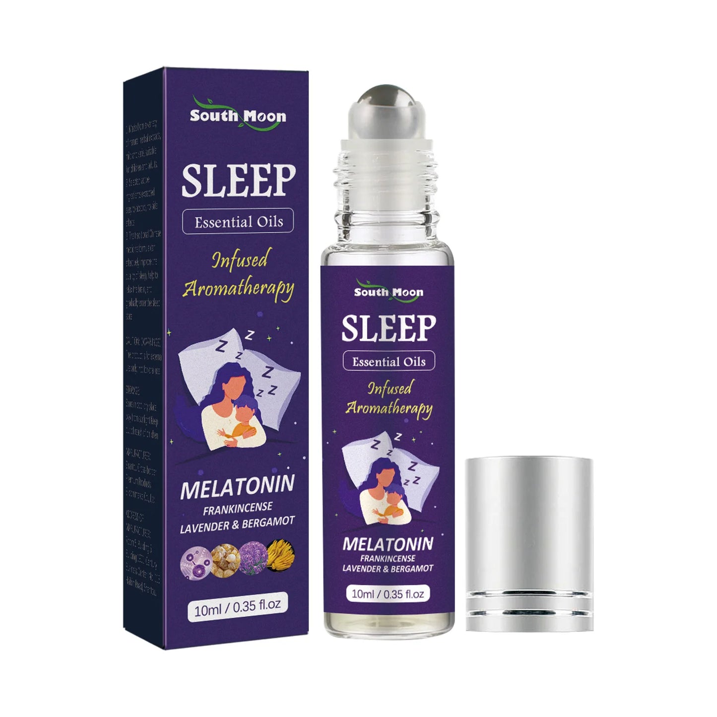 South Moon Lavender Essential Oil for Deep Sleep – Aromatherapy to Soothe Mood, Ease Anxiety & Support Relaxation