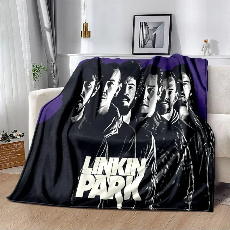 Retro Rock Band Park Soft Blankets - Linkin Park - image 28