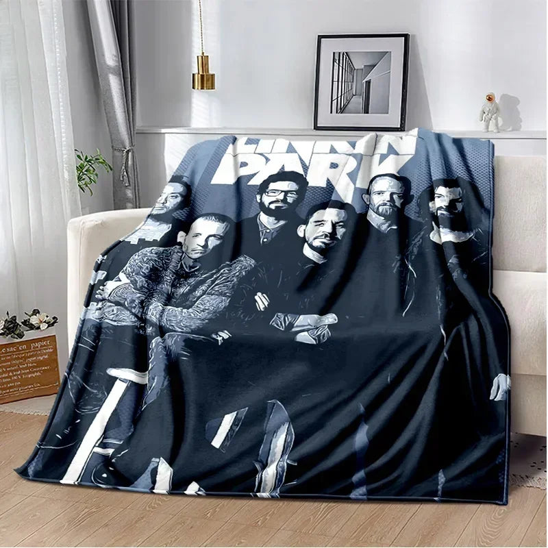 Retro Rock Band Park Soft Blankets - Linkin Park - image 13