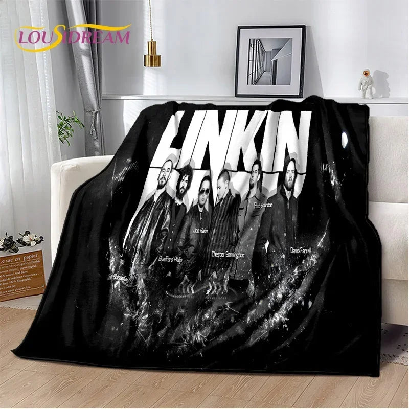 Retro Rock Band Park Soft Blankets - Linkin Park - image 48