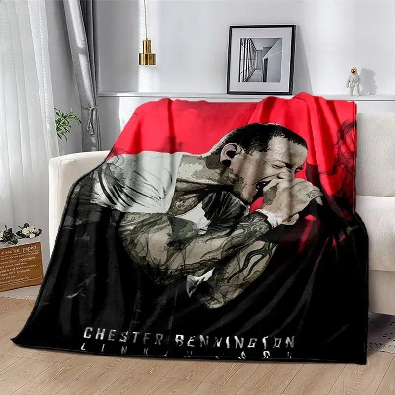 Retro Rock Band Park Soft Blankets - Linkin Park - image 8
