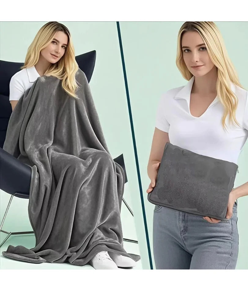 Coral Fleece Travel Blanket  Soft and Portable - image 1
