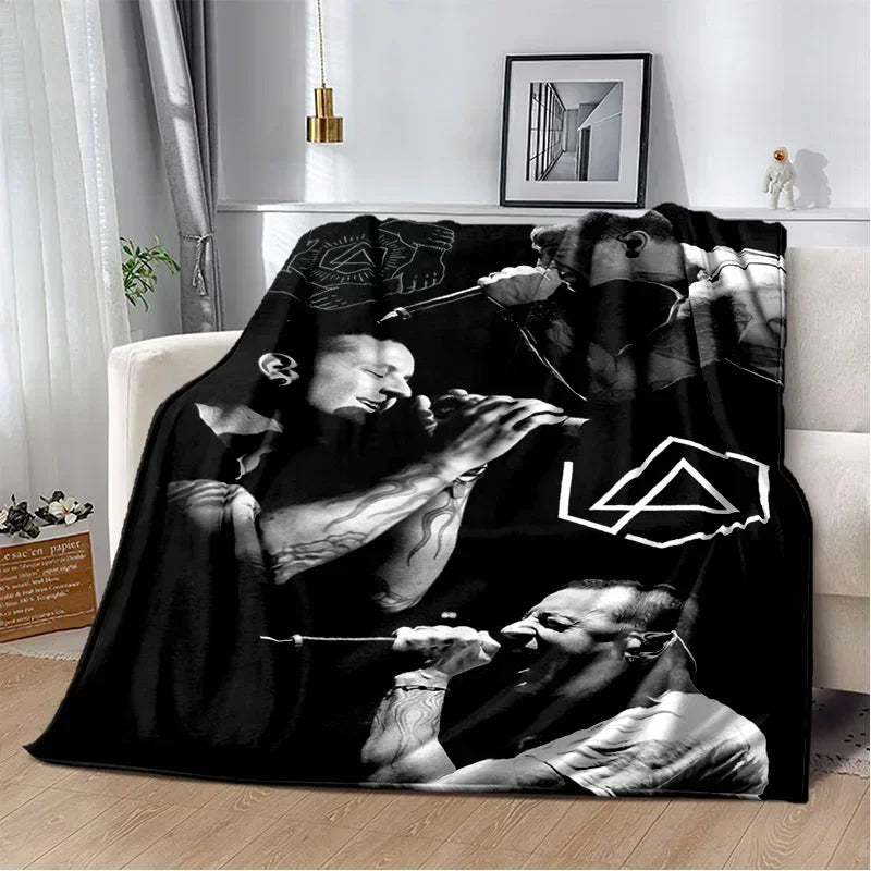 Retro Rock Band Park Soft Blankets - Linkin Park - image 12