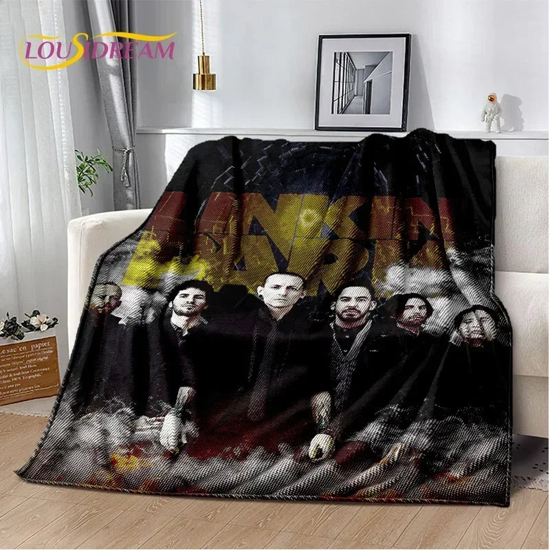 Retro Rock Band Park Soft Blankets - Linkin Park - image 45