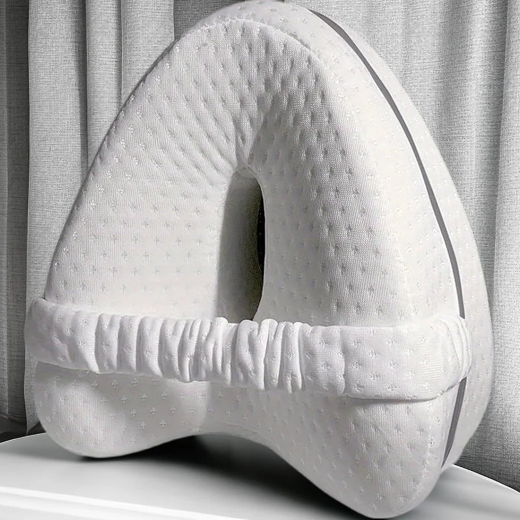 Memory Foam Knee Pillow with Side Sleeper Support - image 15