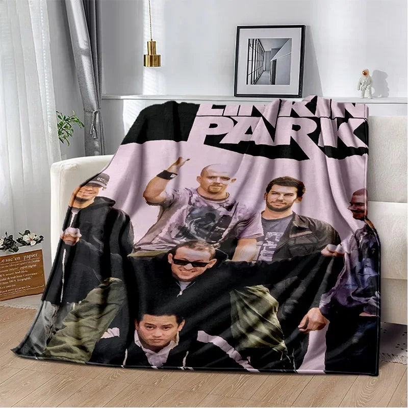 Retro Rock Band Park Soft Blankets - Linkin Park - image 26
