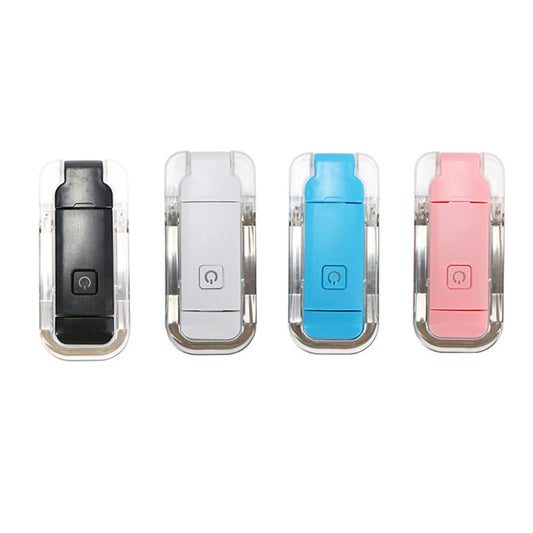 USB Rechargeable Wireless Clip-On Reading Light – 3 Light Modes, for Reading in Bed