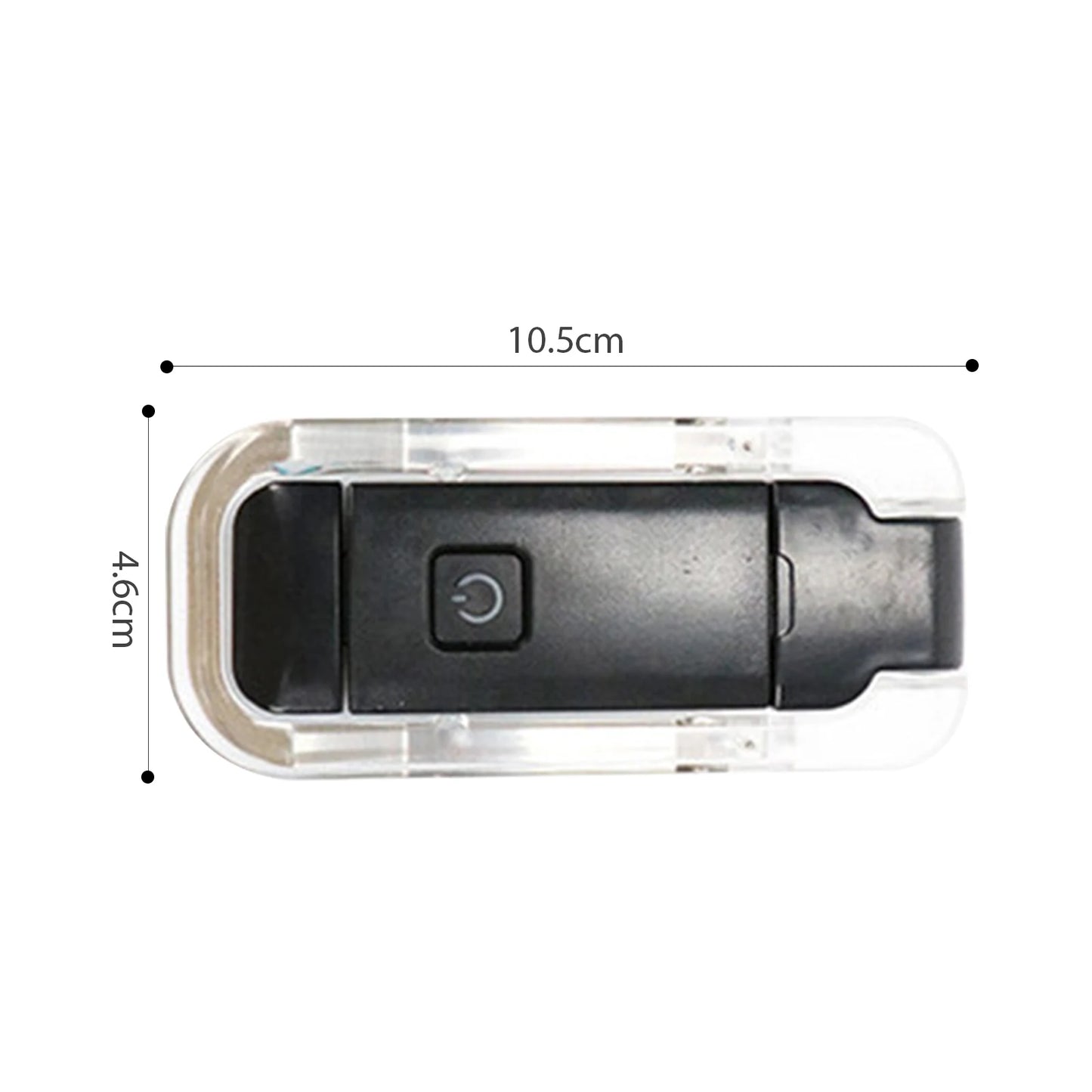 USB Rechargeable Wireless Clip-On Reading Light – 3 Light Modes, for Reading in Bed