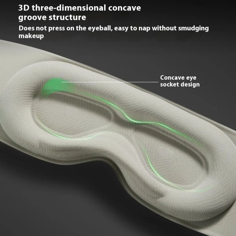 Weighted Large Eye Mask  Light Blocking, Acupoint Pressure - image 5