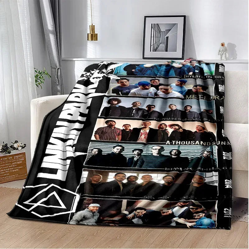 Retro Rock Band Park Soft Blankets - Linkin Park - image 31