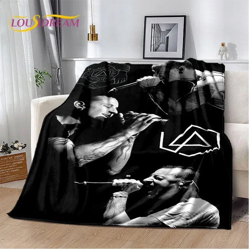 Retro Rock Band Park Soft Blankets - Linkin Park - image 42