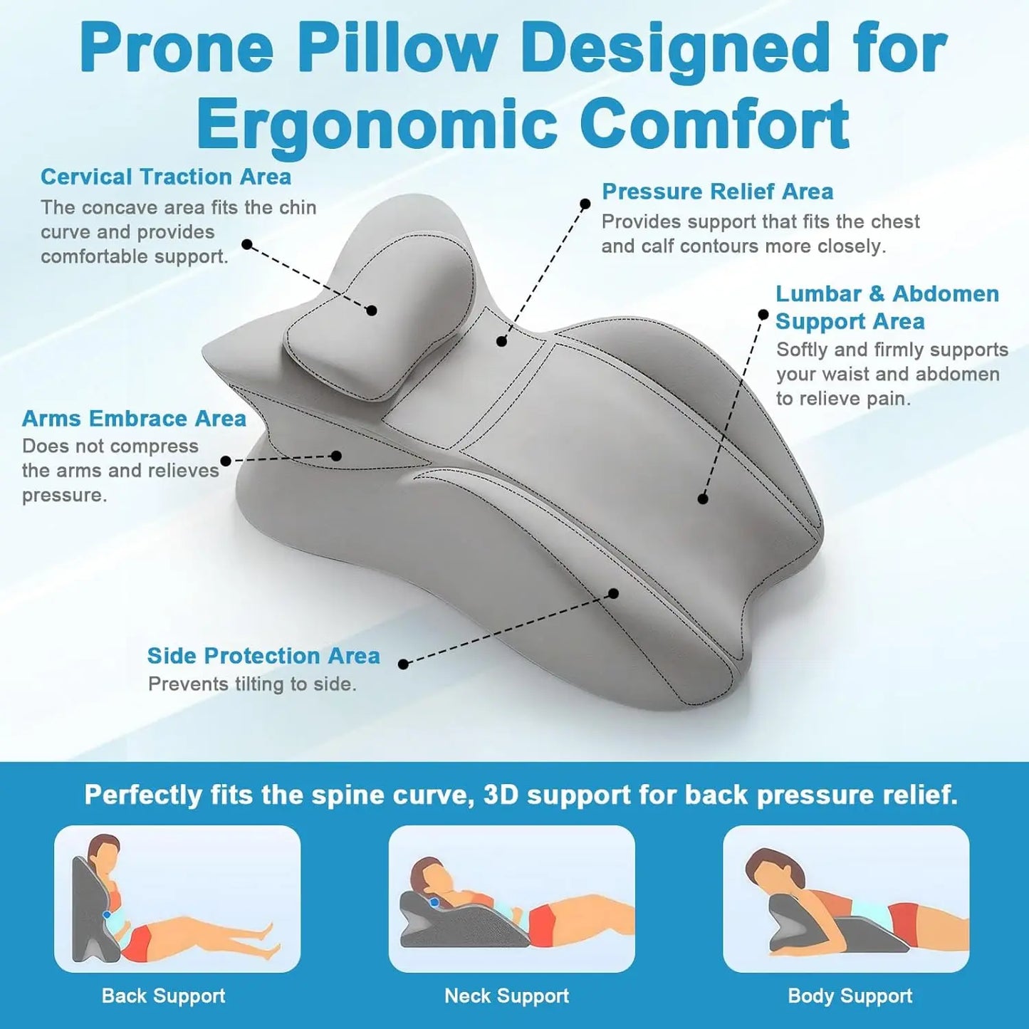 Memory Foam Wedge Pillow  Multi-Position - image 4