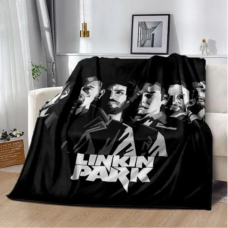 Retro Rock Band Park Soft Blankets - Linkin Park - image 10