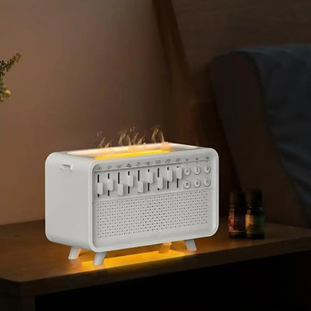 White Noise Machine with Aromatherapy, Humidifier & Night Light – Sleep Aid for Restful Sleep