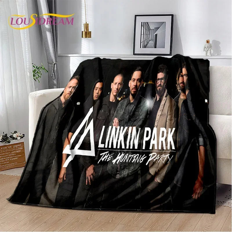 Retro Rock Band Park Soft Blankets - Linkin Park - image 41