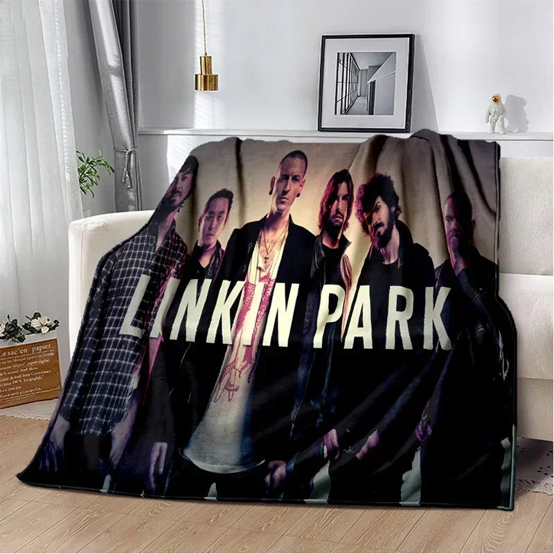 Retro Rock Band Park Soft Blankets - Linkin Park - image 19