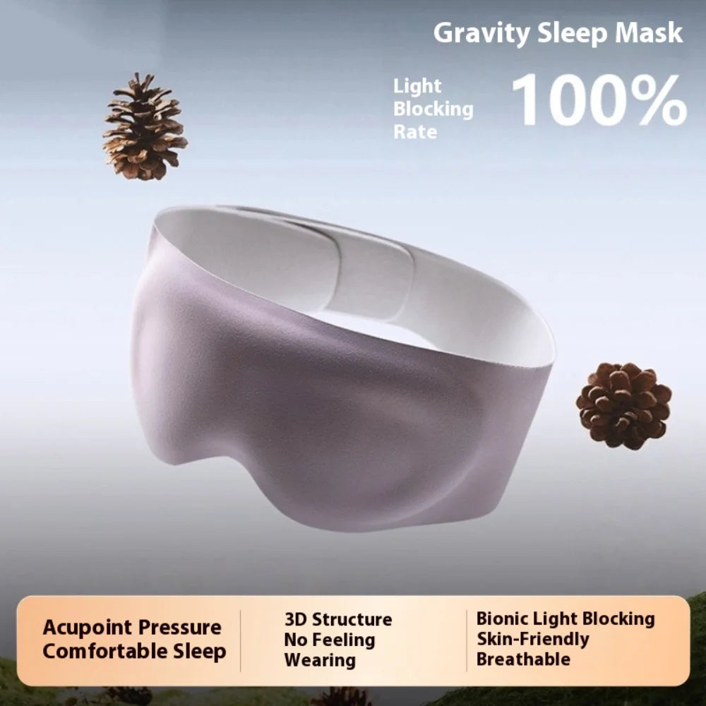 Weighted Large Eye Mask  Light Blocking, Acupoint Pressure - image 3
