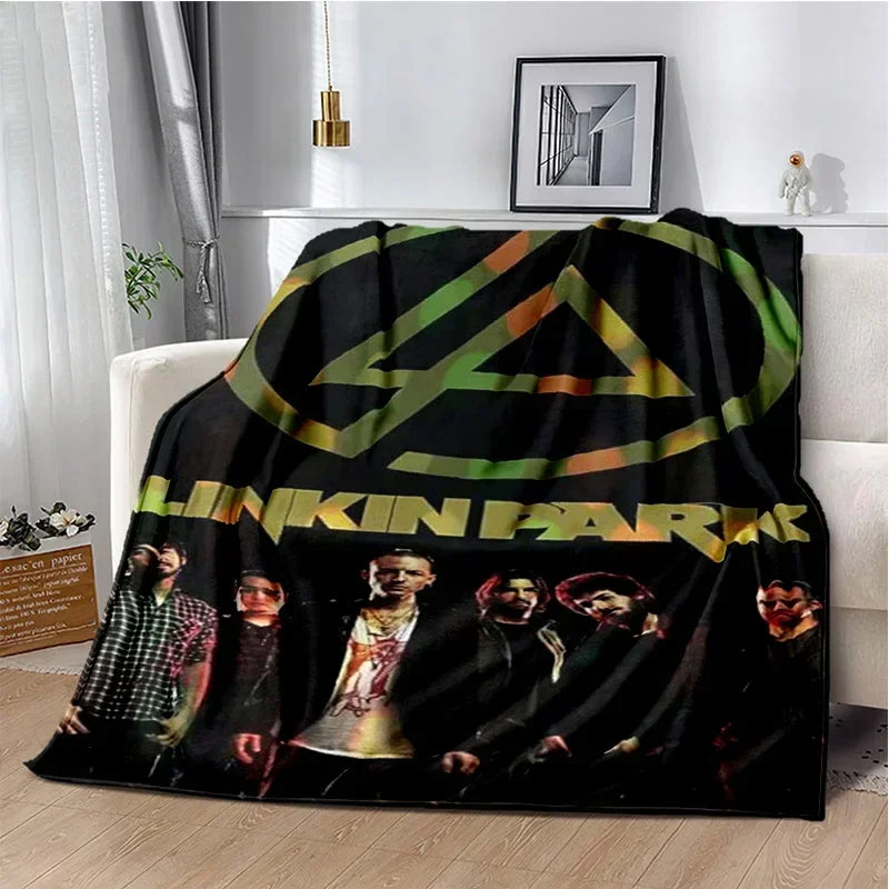 Retro Rock Band Park Soft Blankets - Linkin Park - image 32