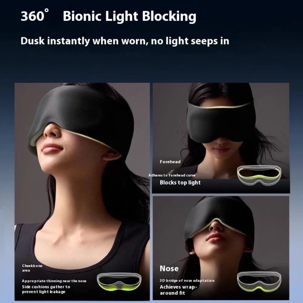 Weighted Large Eye Mask  Light Blocking, Acupoint Pressure - image 6