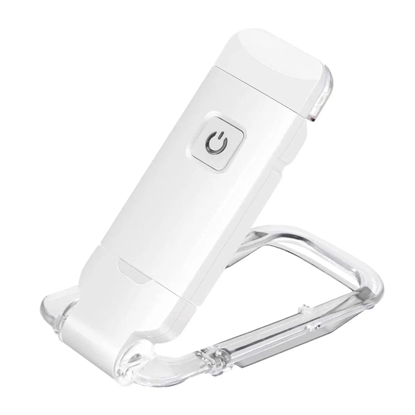 USB Rechargeable Wireless Clip-On Reading Light – 3 Light Modes, for Reading in Bed