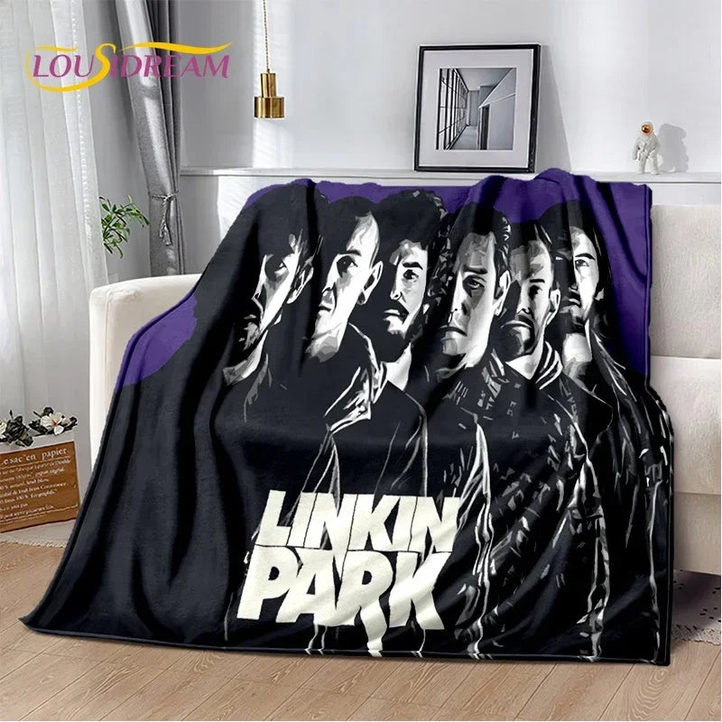 Retro Rock Band Park Soft Blankets - Linkin Park - image 47