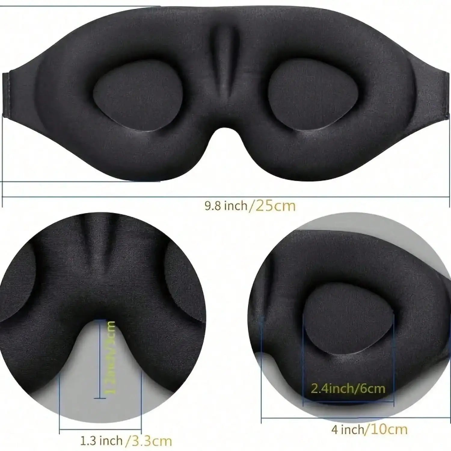 3D Sleep Mask  Light Blocking and Breathable - image 2