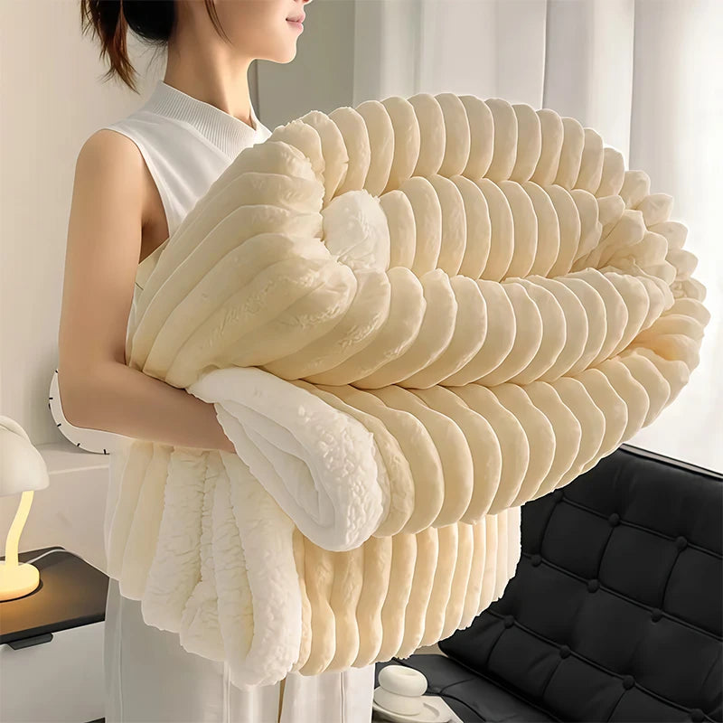 Heavy Sherpa Fleece Blanket - image 9
