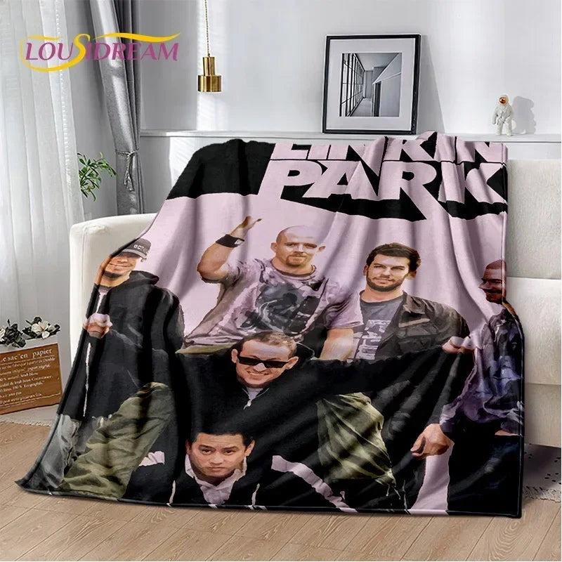 Retro Rock Band Park Soft Blankets - Linkin Park - image 40